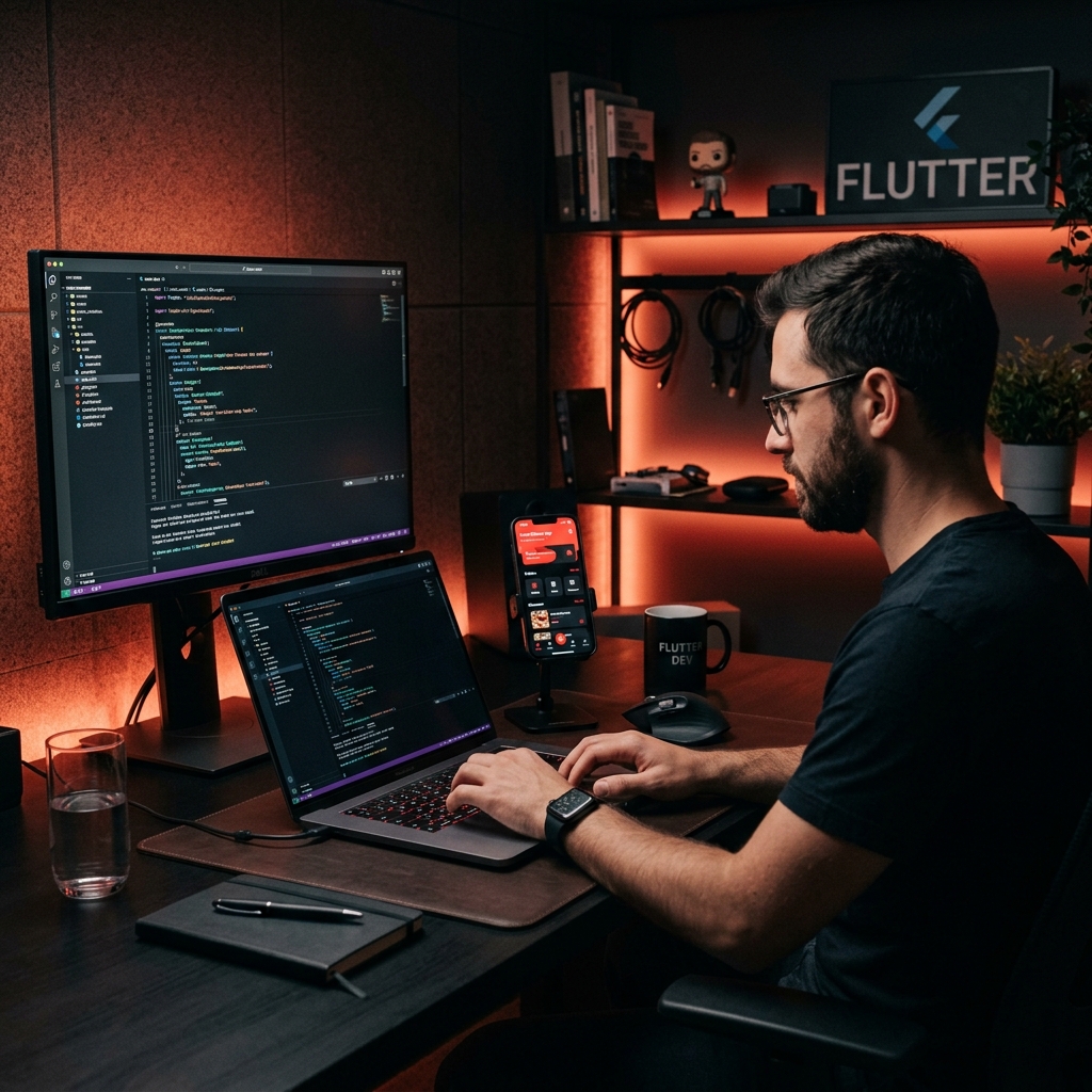 Mohamed Sayed at workstation